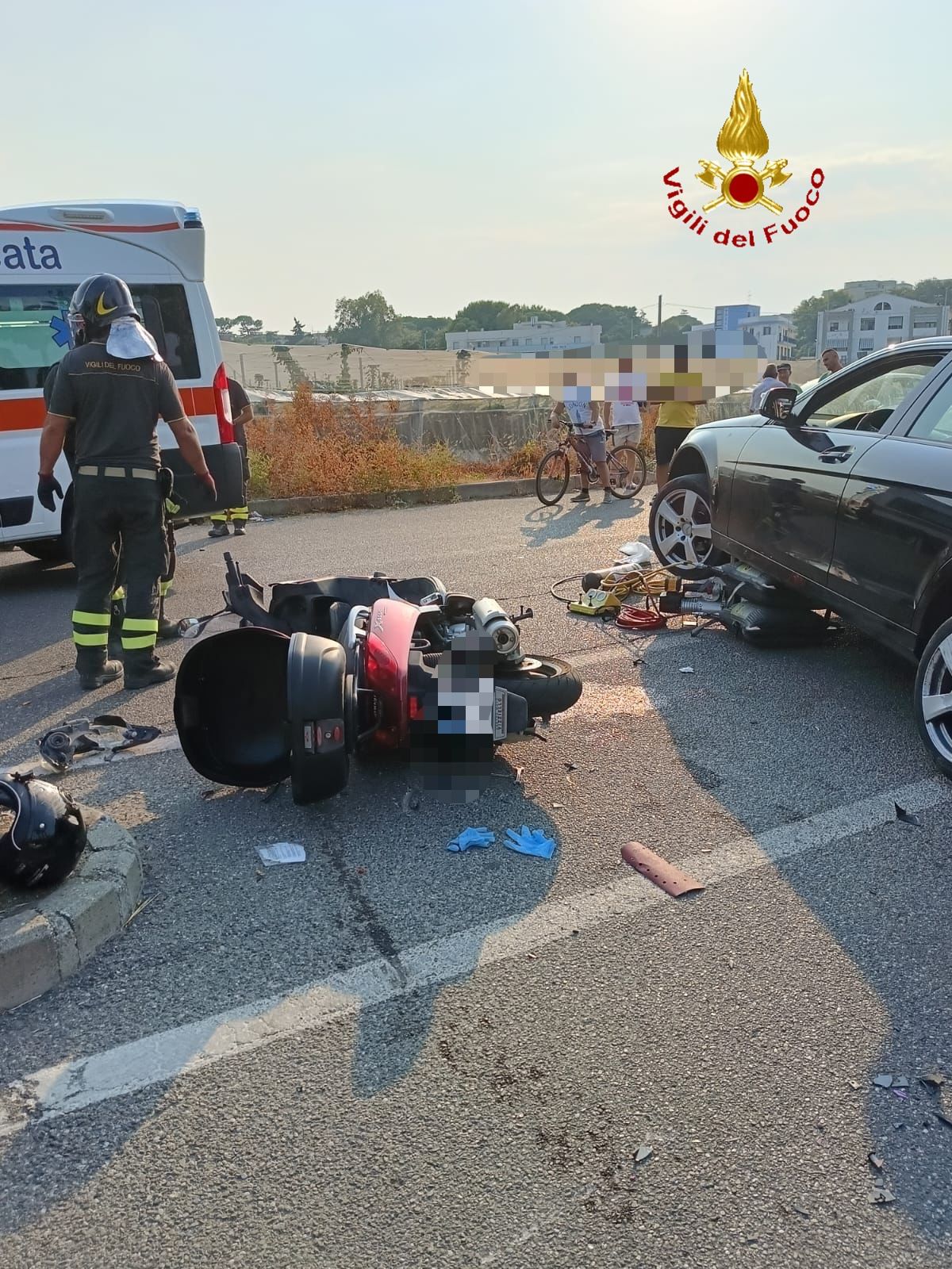 La Siritide Basilicata Policoro Schianto Auto Moto In