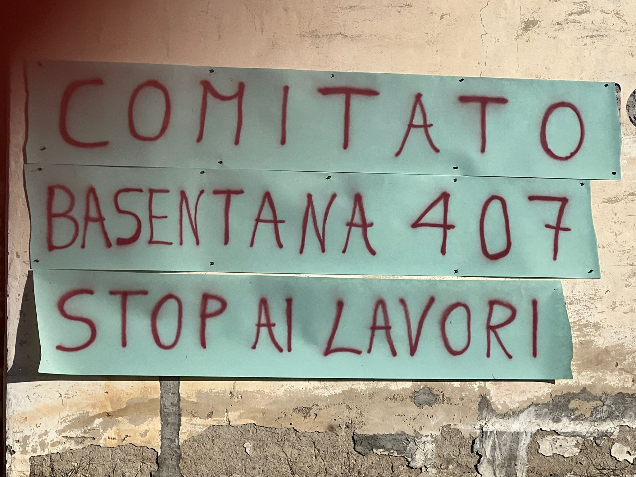 Provincia di Matera. Marrese, manifesta “solidarietà e vicinanza al  presidio permanente sulla SS 407 Basentana
